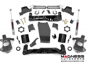 Chevrolet Silverado 1500 4WD Suspension Lift Kit w/ N3 Shocks - 7" Lift - Aluminum Stamped Steel